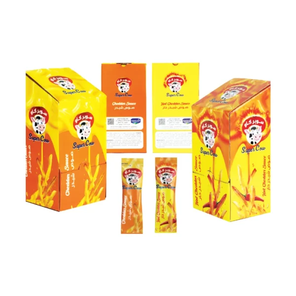 Product 25 Super Cow صوص الشيدر (حار وعادي) 9g سوبر كاو - الصورة 1